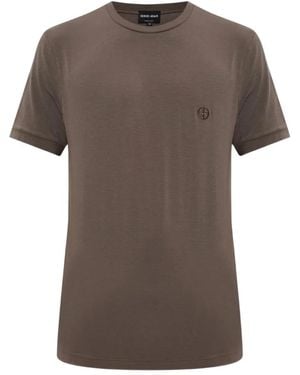 Giorgio Armani T-Shirts - Marron