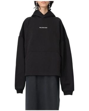 Balenciaga Hoodies - Black
