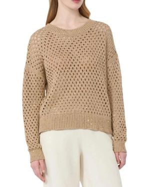 Max Mara Round-Neck Knitwear - Neutro