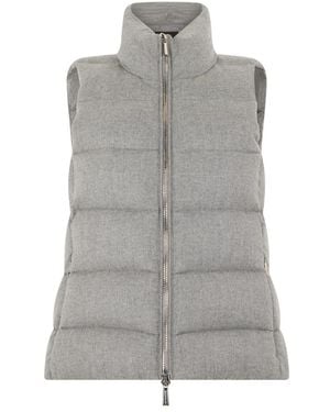Moorer Gevulde Vest - Grijs
