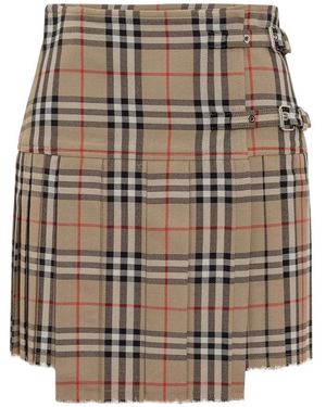 Burberry Short Skirts - Naturel