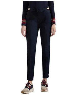 Harmont & Blaine Cropped Trousers - Blue
