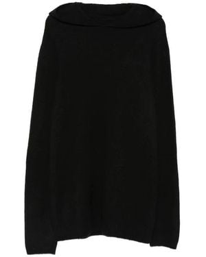 Rick Owens Hooded Sweater - Zwart