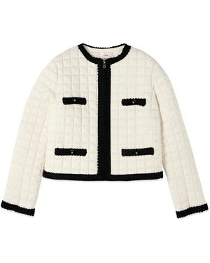 Oltre Gesteppte Leichte Daunenjacke - Weiß