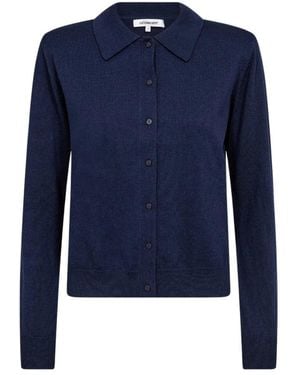 co'couture Corycc Padded Ls Cardigan - Blauw