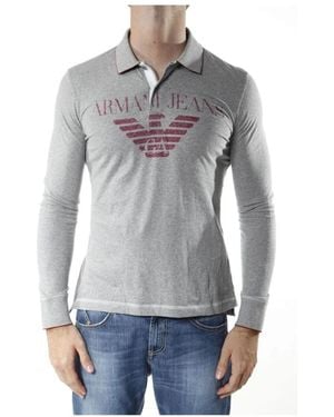 Armani Jeans Polo Shirts - Grey