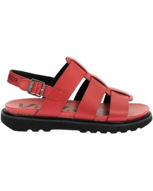 Kickers Flat Sandals - Rojo