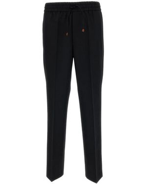 Drole de Monsieur Cropped Trousers - Black