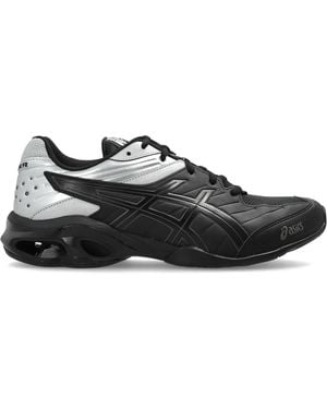 Asics Fitness ,Grijs ,Leer Gel-Kinetic Fr Sportschoenen - Zwart