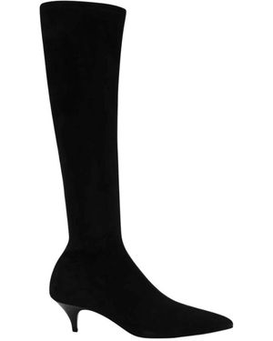 A.Emery Schoenen ,Zwart ,Suède Stivale Alto The Oscar