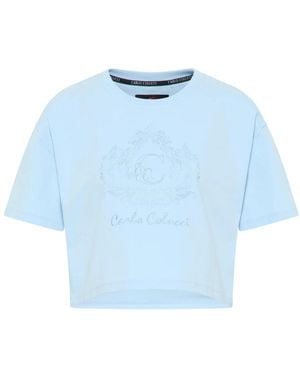 carlo colucci T-Shirts - Blue
