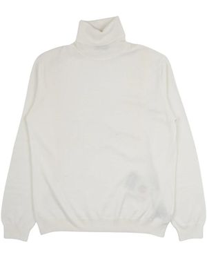 Zanone Turtleneck Trui - Wit