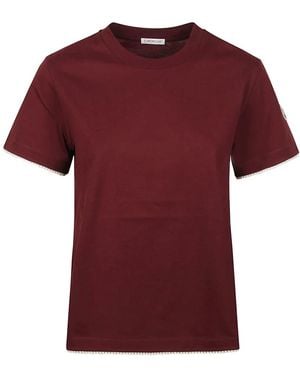 Moncler T-Shirts - Red
