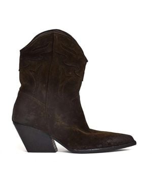 Elena Iachi Cowboy Boots - Marrón