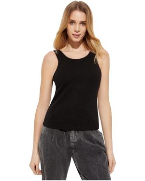 Ixiah Schwarzes tanktop