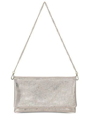 Abro⁺ Leren Clutch - Grijs