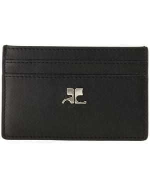 Courreges Ac Logo-Plaque Kartenetui - Schwarz