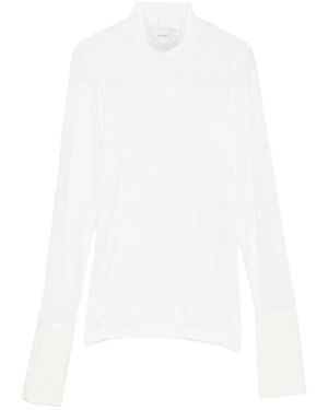 Alysi Rollkragenpullover - Weiß