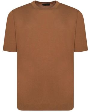 Dell'Oglio T-Shirts - Brown