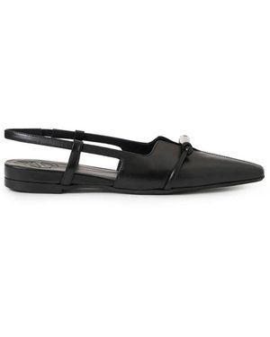 Iceberg Sandalen Mit Riemen Und Spitz Zulaufender Spitze - Schwarz