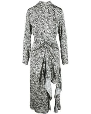 WEILI ZHENG Midi Dresses - Grey