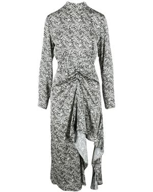 WEILI ZHENG Midi Dresses - Grey