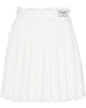 Balmain Short Skirts - Blanc