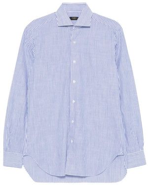 Barba Napoli Casual Shirts - Blue