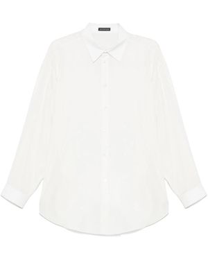 Balenciaga Witte Button-Up Shirt Lange Mouwen