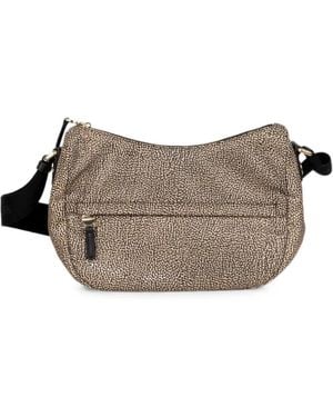 Borbonese Tassen ,Veelkleurig ,Shoulder Bags - Grijs