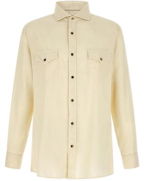 Brunello Cucinelli Western Shirt - Naturel