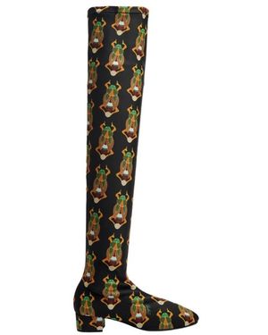 La DoubleJ Schoenen ,Veelkleurig ,Polyester Edie Hoge Laarzen - Meerkleurig