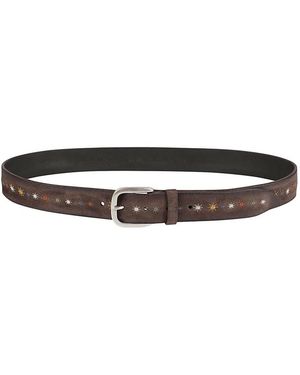 Orciani Accessoires ,Bruin ,Hunting Asterisk Sport Belt