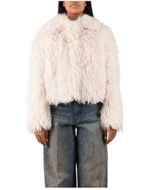 Tagliatore Faux Fur & Shearling Jackets - White