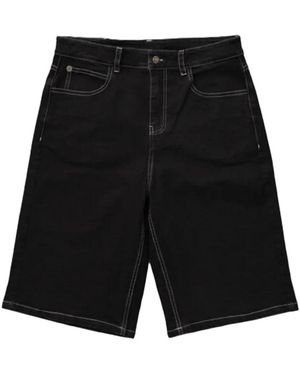Goodies Sportive Denim Shorts - Black