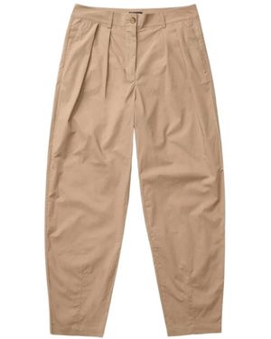 Blauer Broeken ,Leer Tapered Broeken - Naturel