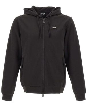 EA7 Zip-Up Sweatshirt - Zwart