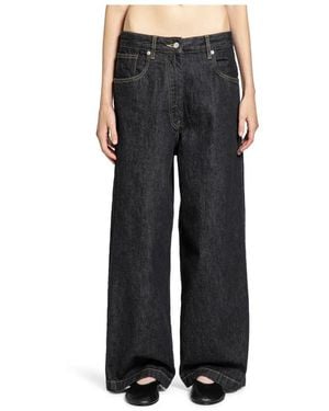 Studio Nicholson Wide Jeans - Black