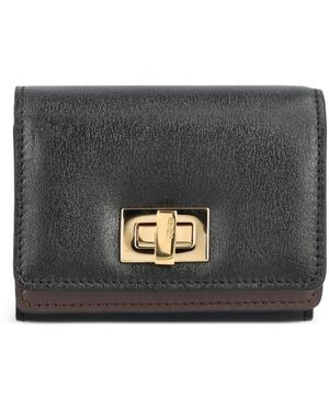 Fendi Way Trifold Small Wallet - Zwart