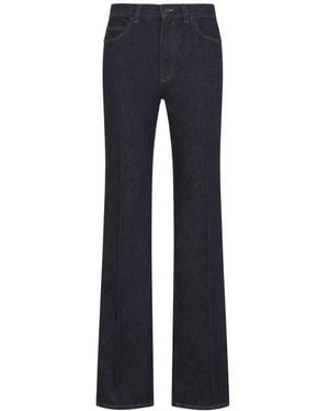 Saint Laurent 70's High-Rise Jeans - Blauw
