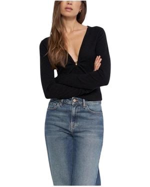 Salsa Jeans V-Neck Knitwear - Negro