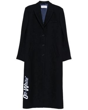Off-White c/o Virgil Abloh Single-Breasted Coats - Black