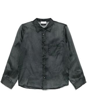 Haikure Overhemden ,Blauw ,Denim Ronda Denim Print - Grijs