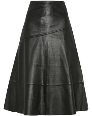 Yves Salomon Leather Skirts - Black