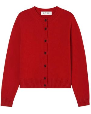 Rohe Klassischer Cardigan - Rot