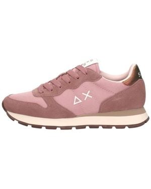 Sun 68 Schoenen ,Roze ,Leer Ally Solid Sneakers