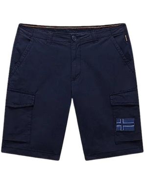 Napapijri Blaue Shorts Für Männer