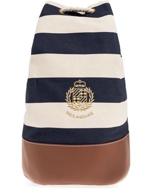 Paul & Shark Rucksack Mit Logo - Blau
