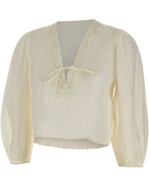 HUGO Overhemden ,Wit ,Briketta Blouse