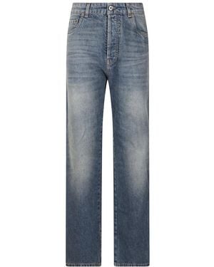 Miu Miu Straight Jeans - Azul
